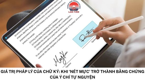 Chữ ký tay của cá nhân, đại điện tổ chức
